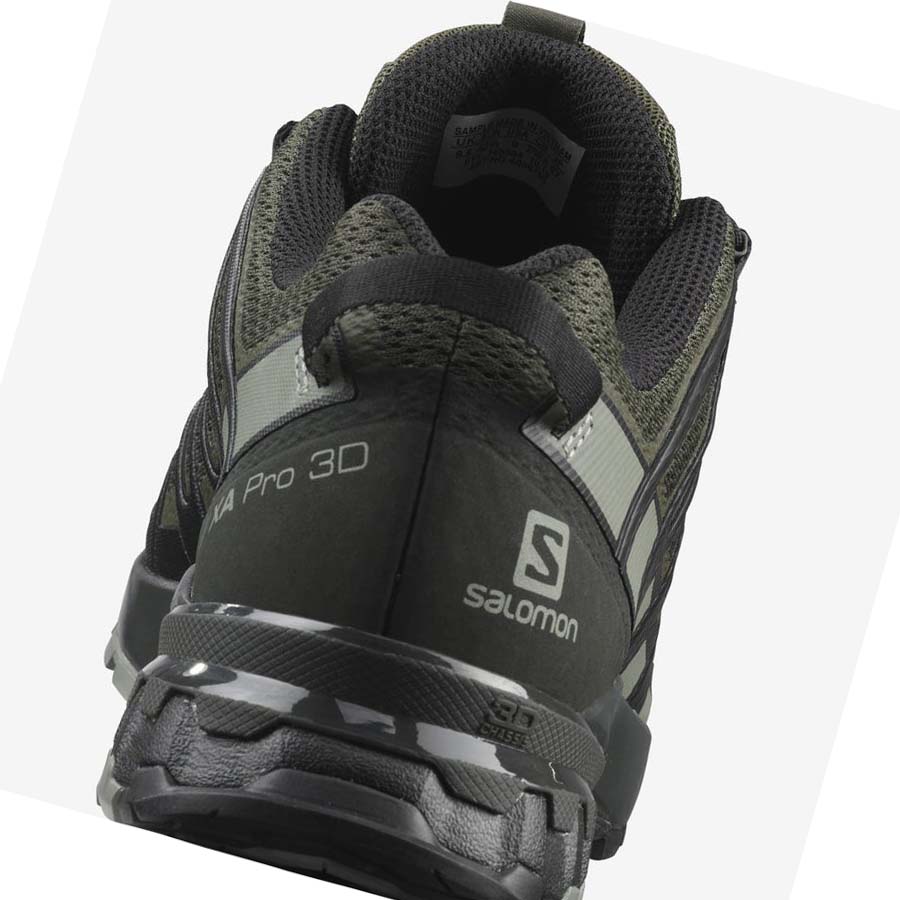 Salomon XA PRO 3D v8 Trail Futócipő Férfi Olivazöld | HU 2097FDN